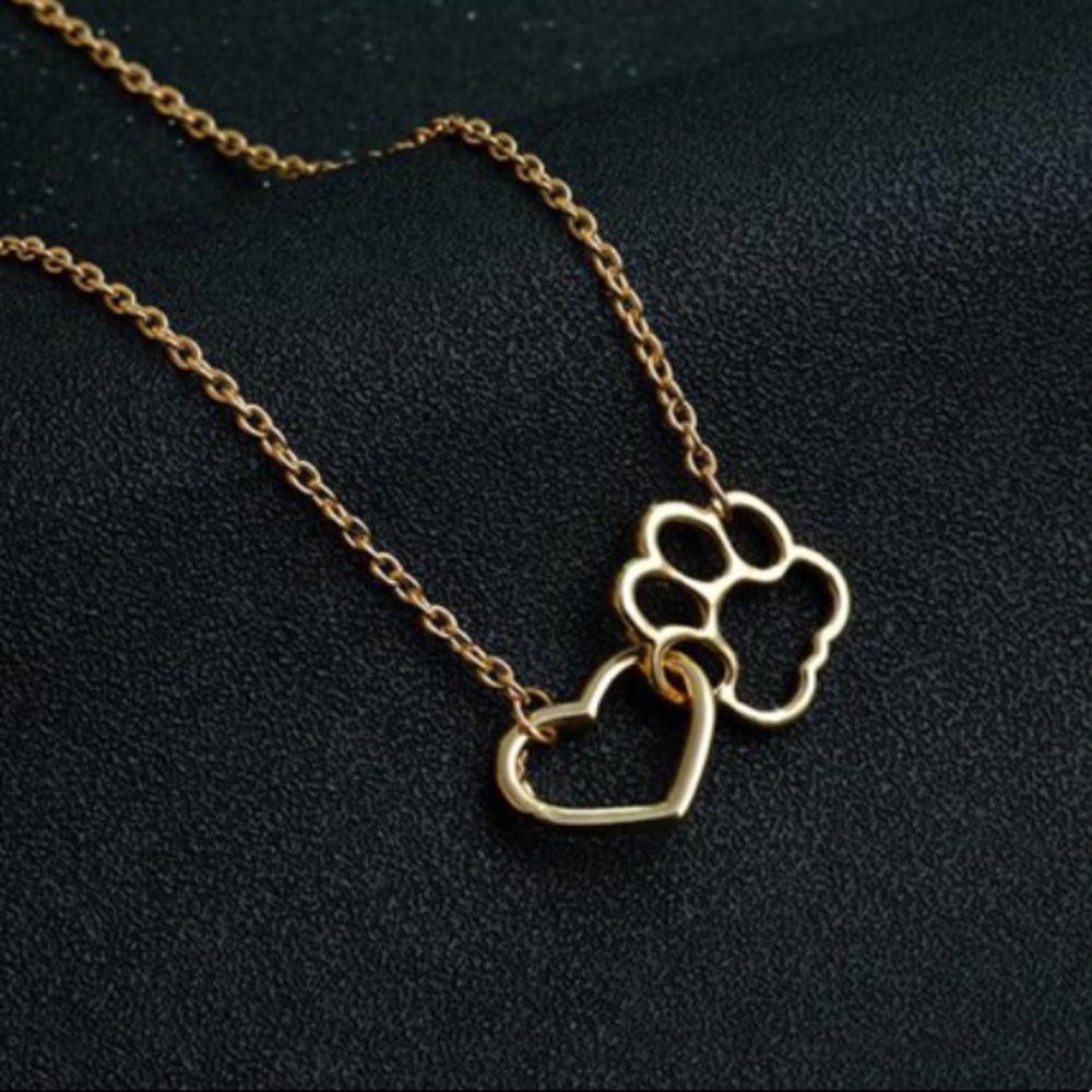 Dog Lover Gold Necklace